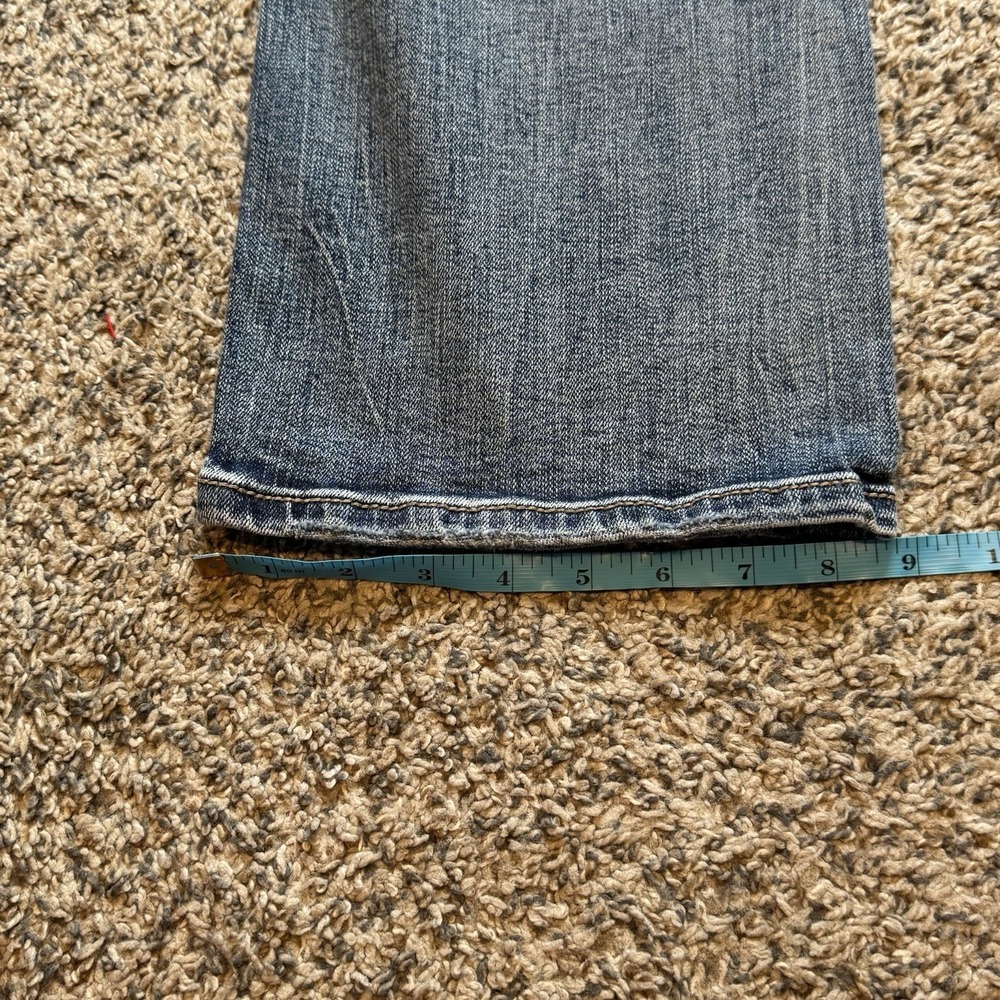 BKE Tyler Jeans Mens 33x36 Light Wash Blue Straight Leg Nice Fade Fit 32x35 Y2k - Picture 11 of 11